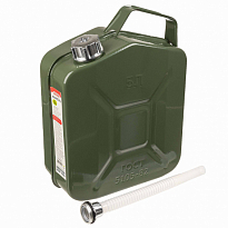 Канистра металлическая SKYWAY 5л вертикальная резьбовая крышка